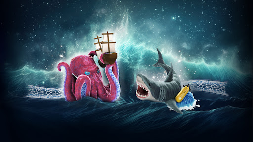 Preview for The Monsters of the Deep Bundle: Two new tokens make waves on the board!