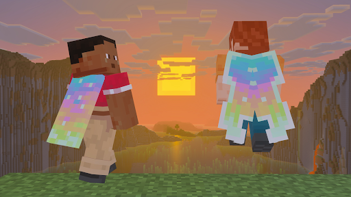 Celebrate a new Minecraft release with a free Aurora Cape for Bedrock Edition 活动预览