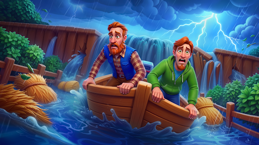 Preview for Help Patrick stop the flood and save his dad's farm!