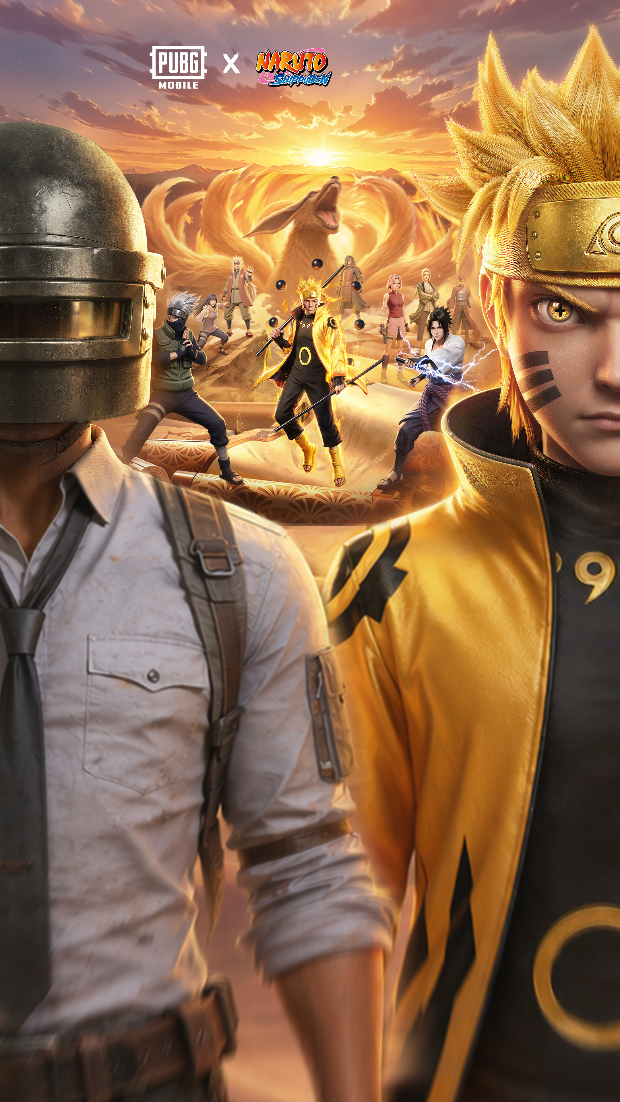 PUBG MOBILE × NARUTO Gilt Set 活动预览