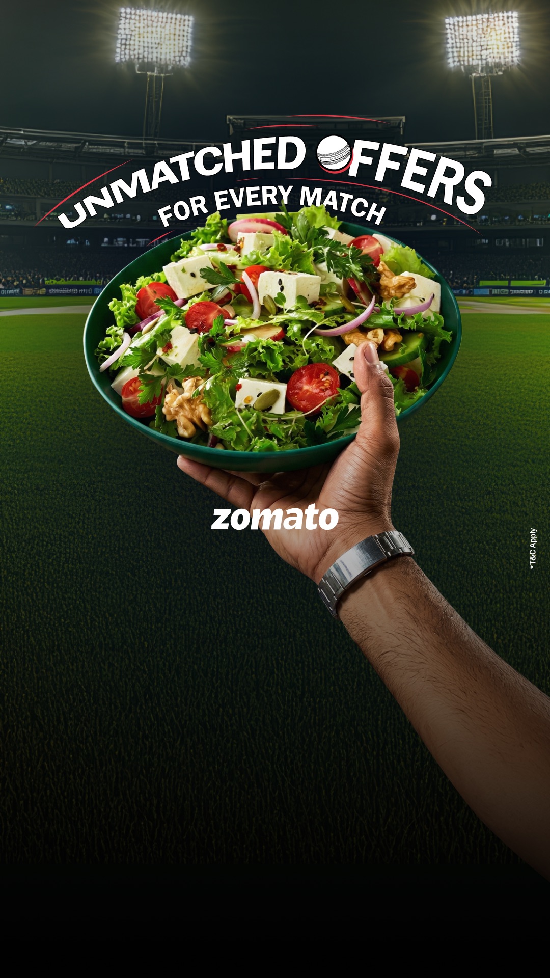 Preview for Match Day Offers on Zomato