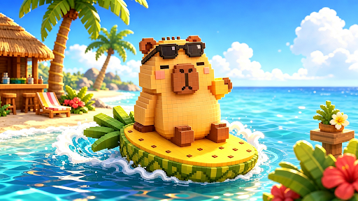 Preview for Summer Surf Event - Ride the Waves with a Capybara