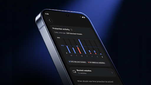 Preview for See the threats your VPN blocks in real time and follow the stats easily