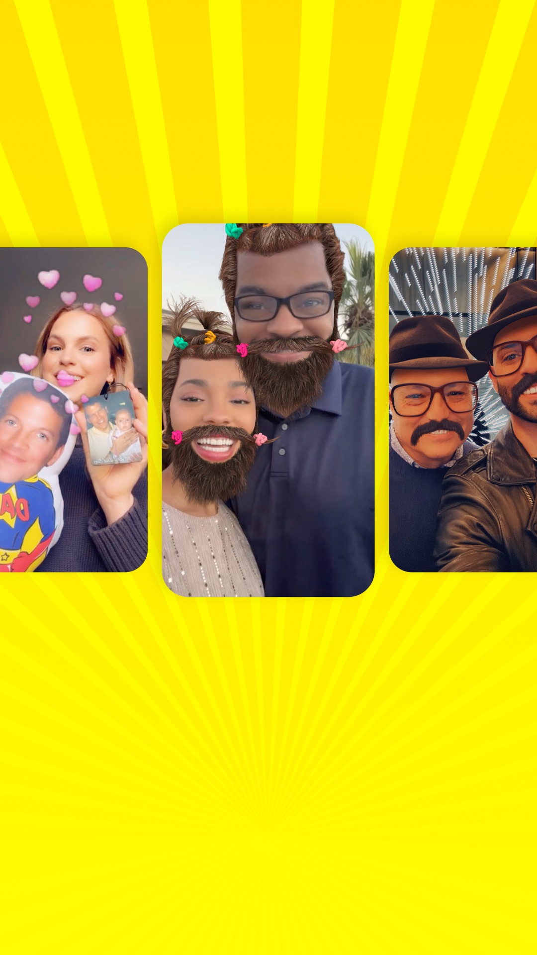 Celebrate Dad on Snapchat 活动预览