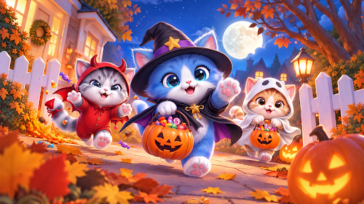 Preview for Spooky Cute: Collect Limited Halloween Cats!
