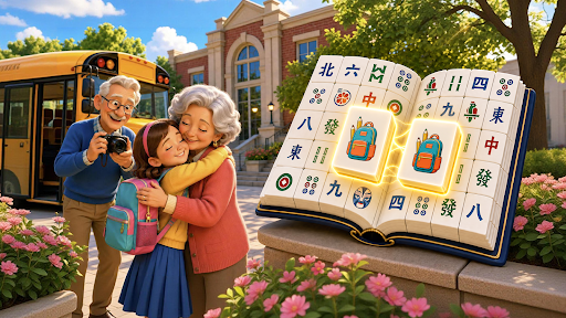 Mahjong magic school storybook: Pair glowing tiles and see her future unfold 活动预览