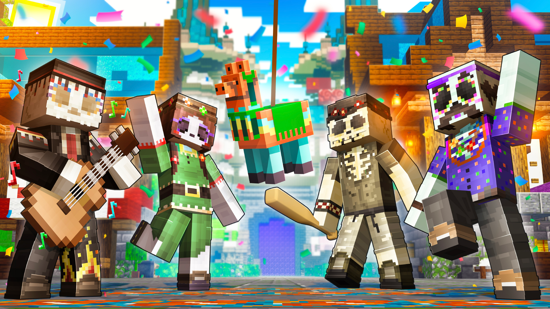 Preview for Skeleton Party skin pack