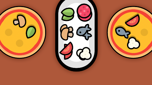 Preview for Fun new cooking game: Pizza Memory. Get it ready with the right ingredients !