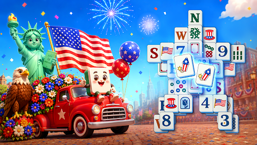 Independence Day Mahjong Parade: Relax with festive tile matches on July 4th 活动预览