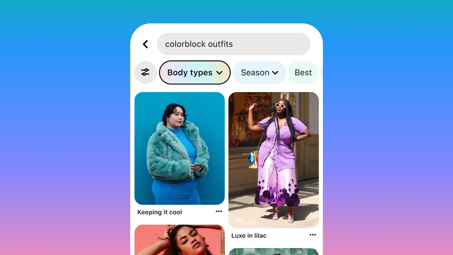 Preview for Search with body type ranges