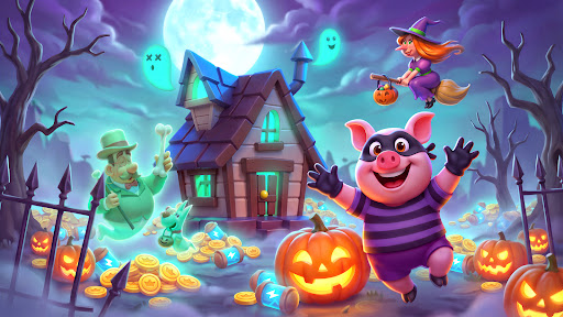 Preview for Roll with the ghosts on a haunted board full of spooky surprises!