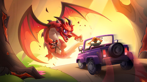 Preview for Navigate the forest and lava beds to rescue Mark and earn rewards along the way!