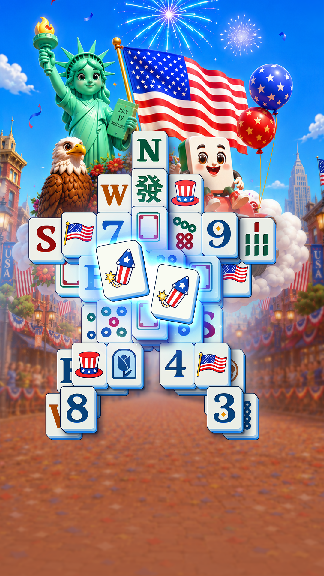 Preview for July 4th Mahjong Parade