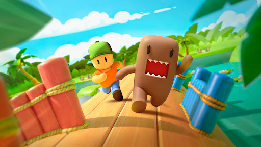 Domo-kun has stumbled into Stumble Guys! 活动预览