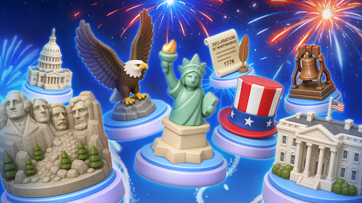 Collections are here! Celebrate the 4th of July and complete your set! 活动预览