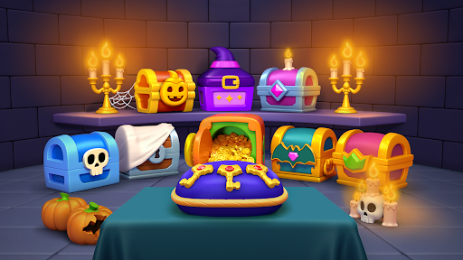 Preview for Collect keys to unlock 30 stages of Haunted Pass rewards!