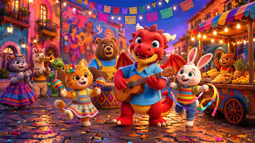 Preview for Woolo and Crushpyr Are Dancing! Join the Latin Fiesta in Wool Crush
