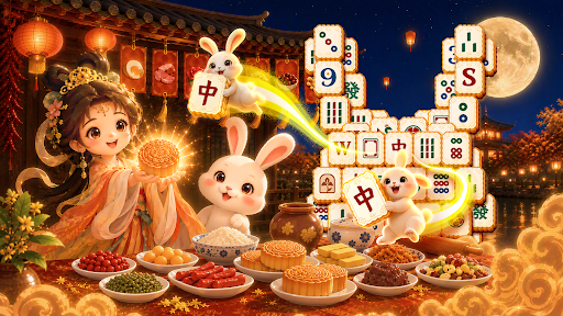 Moon Festival Mahjong: Match tiles, revive the Jade Rabbit, and share mooncakes! 活动预览