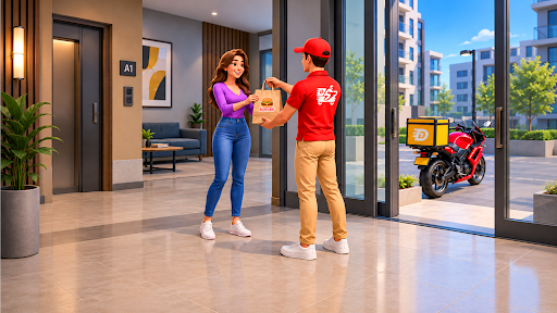 Preview for Make Every Customer Happy in Food Delivery Game