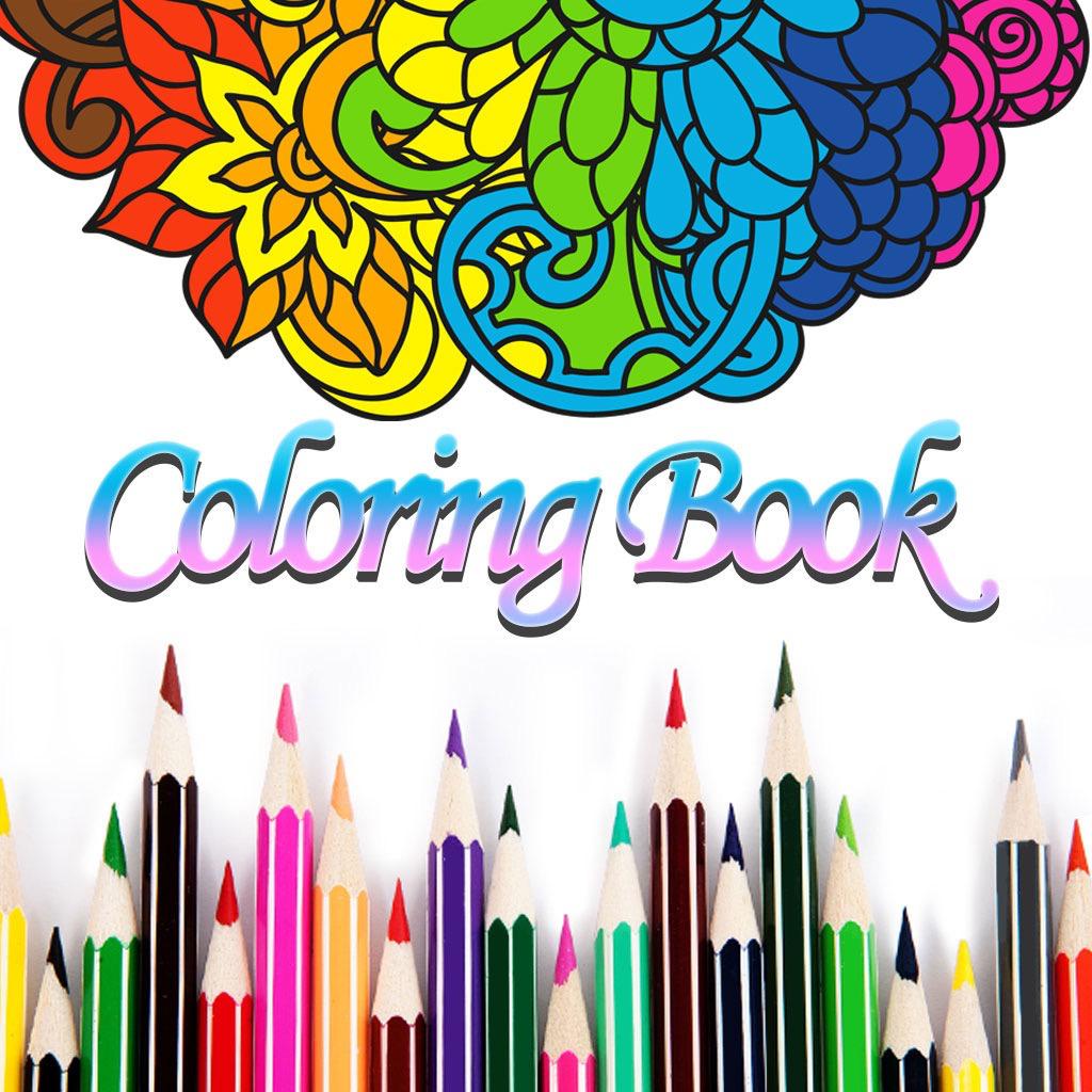 Adult Coloring Book Color Page 