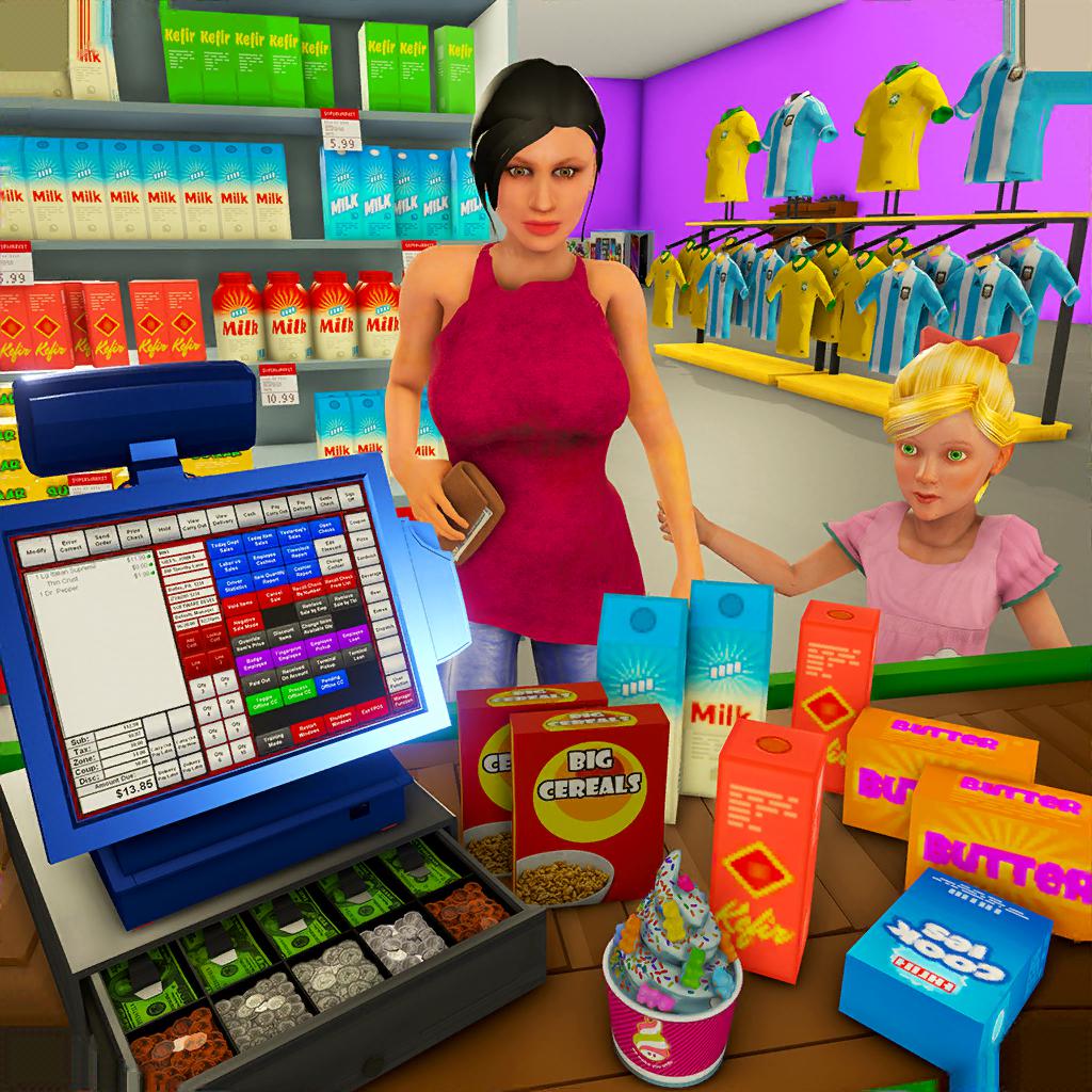 Supermarket Shopping Games 3D 