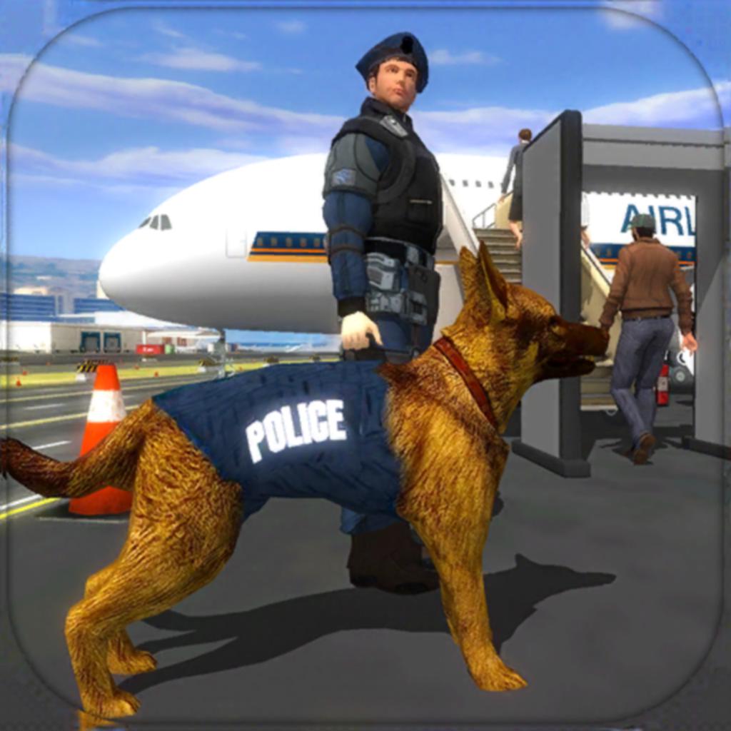 Police Dog Airport Crime Chase 