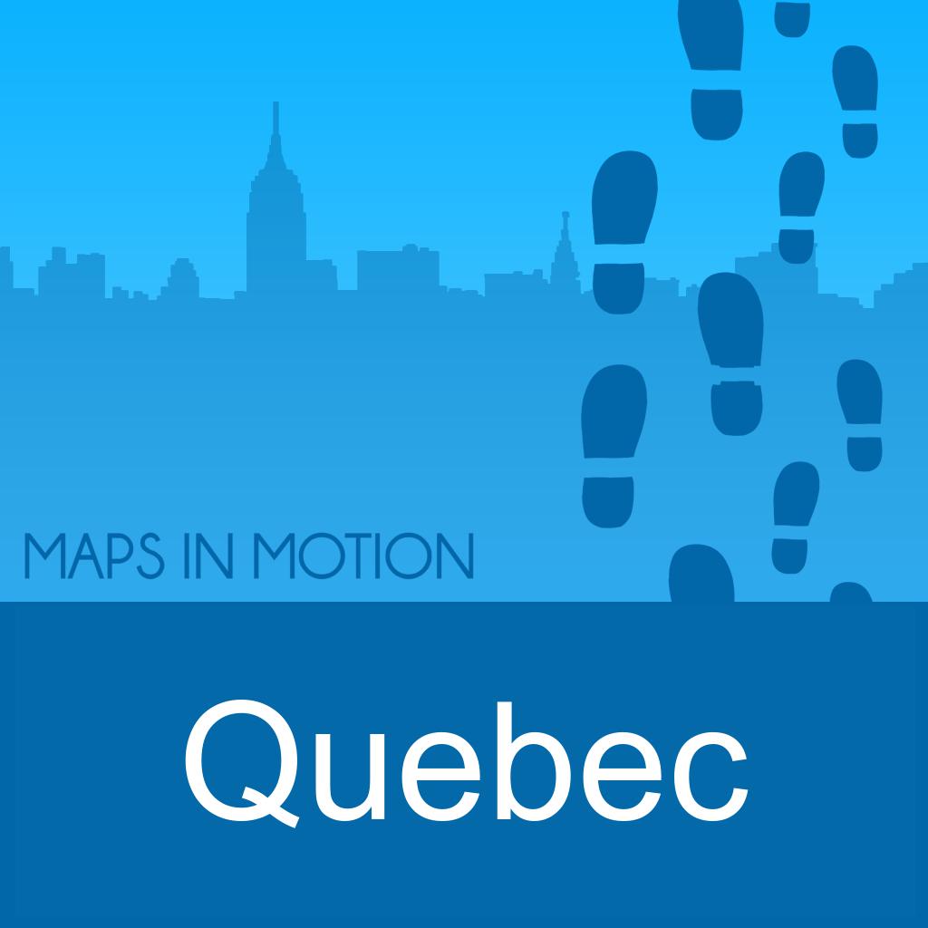 Quebec City on Foot : Offline Map 