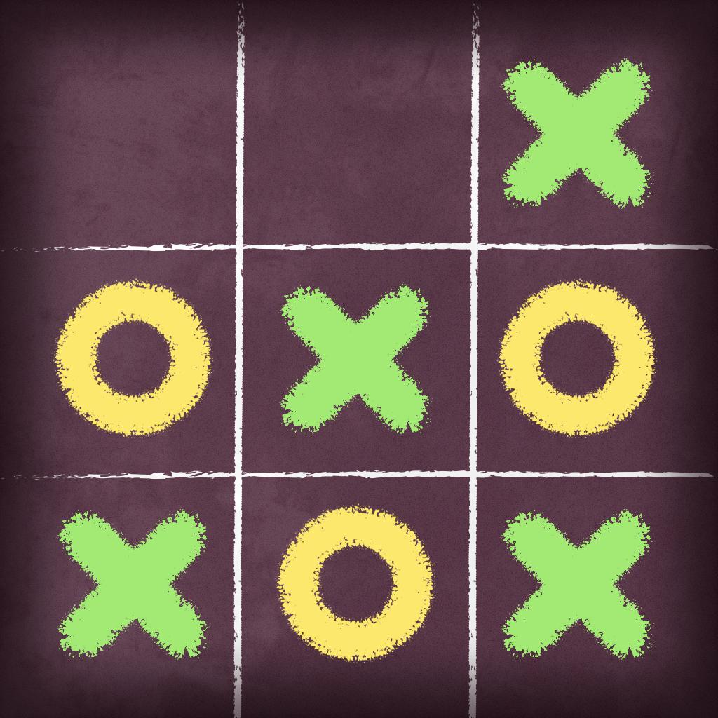 Tic Tac Toe Free Glow - 2 player online multiplayer board game with friends 