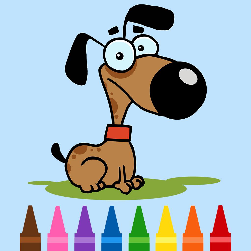 Perro & Perrito Dibujo Juegos Para Niños