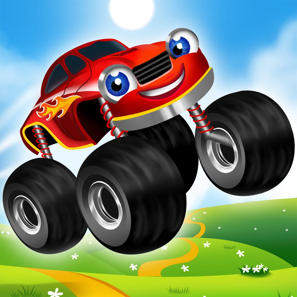 Monster Trucks Kids Racing Game  